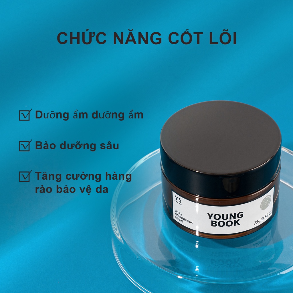 【210k Mã voucher：YOUNG】Kem dưỡng da Youngbook cấp nước dưỡng ẩm cho da mặt 25g | BigBuy360 - bigbuy360.vn