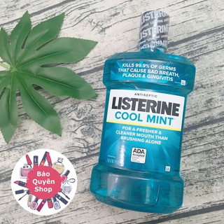 Nước súc miệng Mỹ - Listerine Antiseptic Cool Mint 1.5 Lít