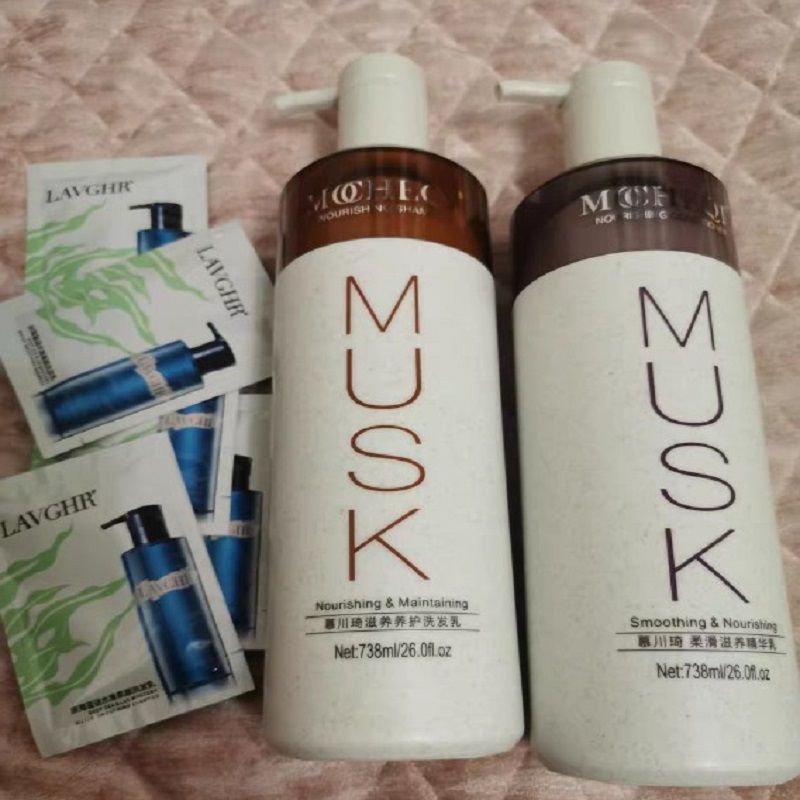 [SIÊU MƯỢT]Cặp dầu gội xả MUSK nội địa cao cấp siêu mềm mượt dùng cực thích