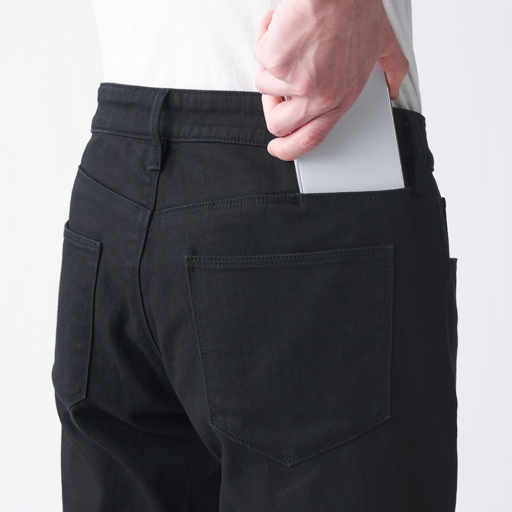 Muji Quần Denim Skinny Co Giãn 4 Chiều / Độ Dài Ống 82Cm
