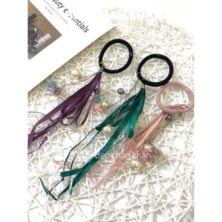 Cột tóc Hàn Quốc dây buộc tóc nơ chuông tiểu thư cực xinh