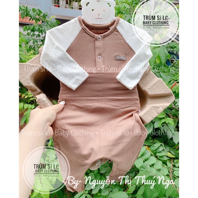 Cookie- Bộ Sơ sinh cài chéo, cài thẳng cao cấp