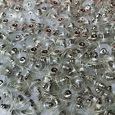 Bộ 50 nút đuôi đeo bông tai bằng hợp kim