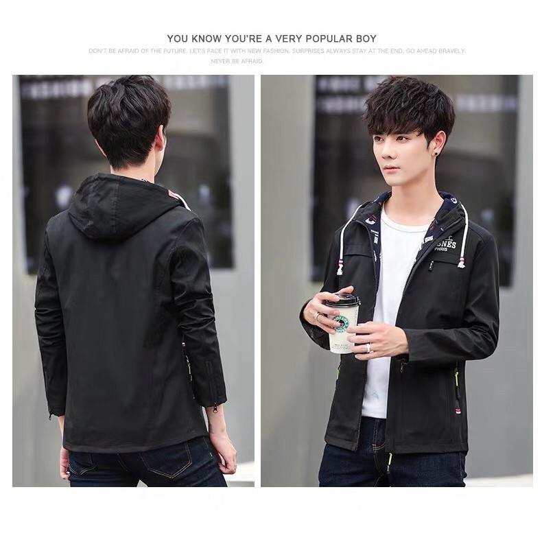 [ FREE SHIP ] Áo khoác kaki NAM 2 lớp thiêu logo ngựa