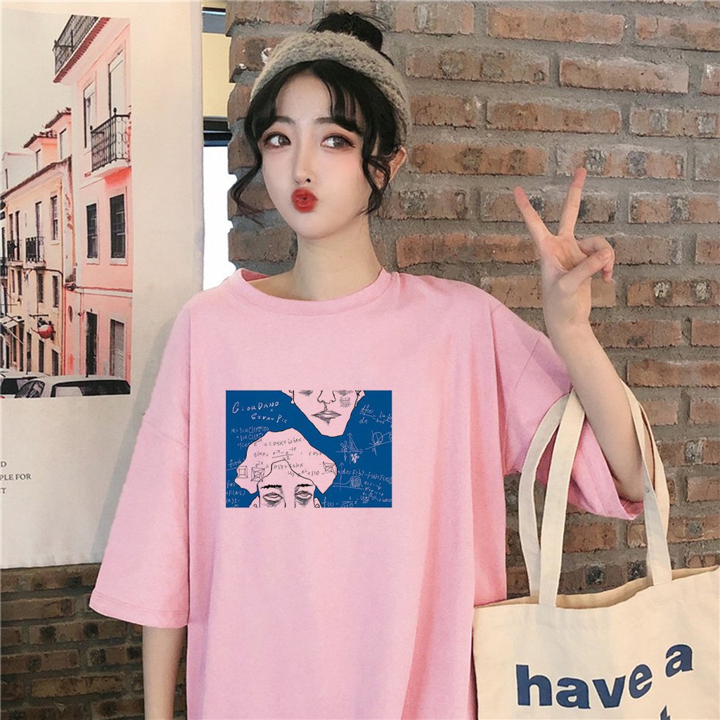 Áo Thun Tay Lỡ In Nhiệt Đồ Thị Toán Học form Unisex nam nữ phong cách Ulzzang - ATIN58 | BigBuy360 - bigbuy360.vn