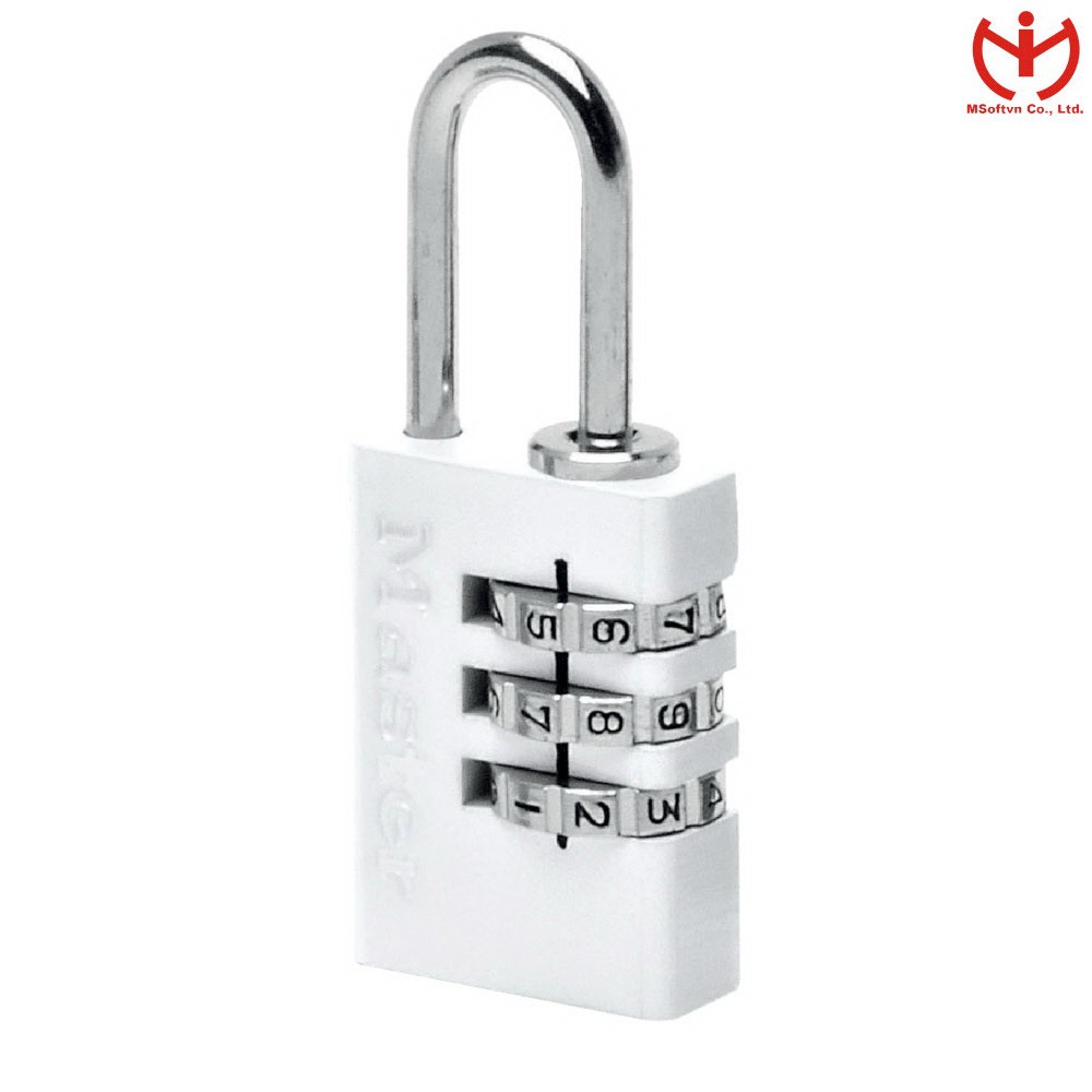 [Q5.HCM] Ổ khóa số Vali Master Lock 7620 EURDWHI - MSOFT