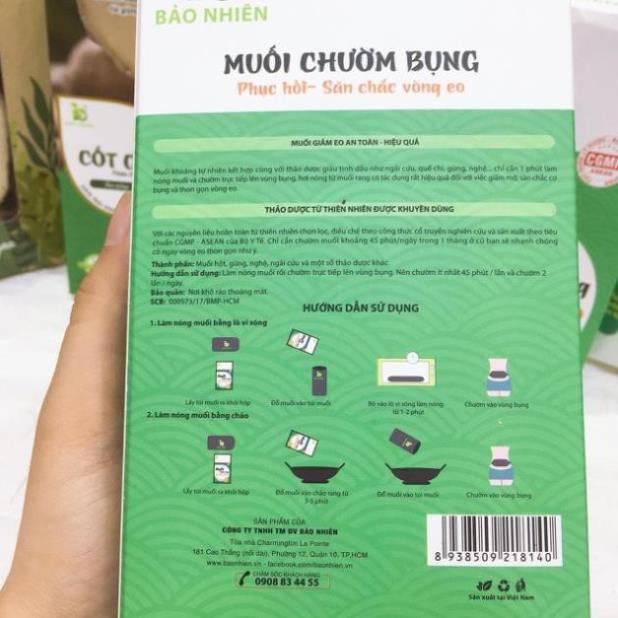 Muối chườm bụng bảo nhiên