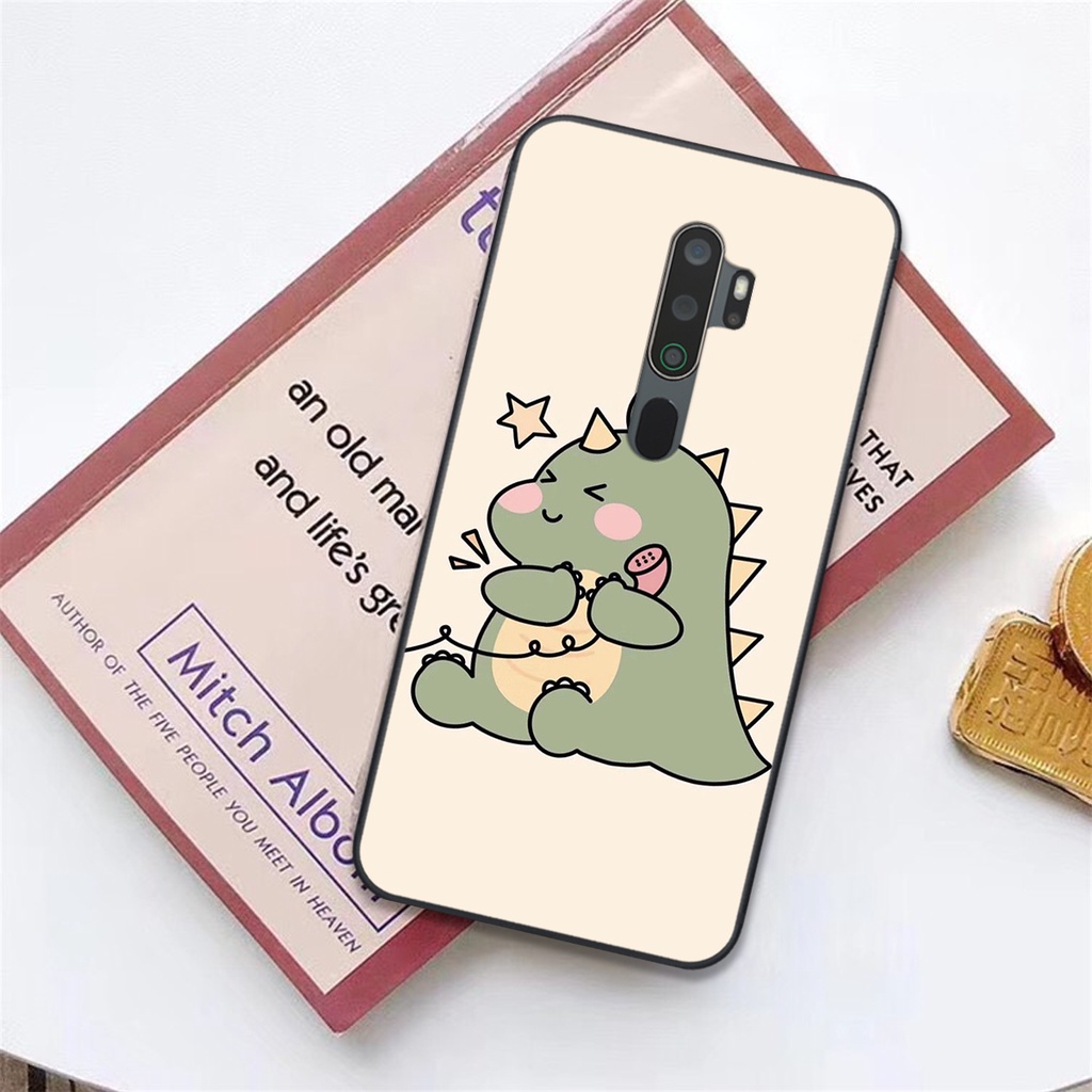 Ốp lưng Oppo A5 2020 - A9 2020 in hình khủng long cute