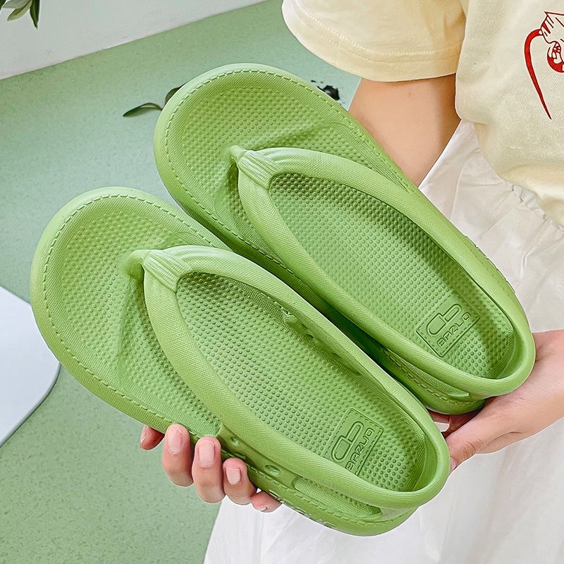 Dép Xỏ Ngón Đế Dày Chống Trượt/Mòn Thời Trang Mùa Hè