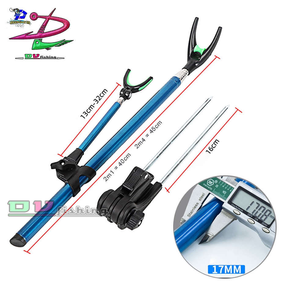 Chống cần câu đài, NEW 2022 {Ultra BLUE KINGKONG}. Chống cần câu đơn cao cấp