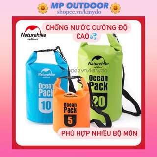 TÚI KHÔ 5L 10L 20L CHỐNG NƯỚC DU LỊCH CHÈO THUYỀN CHÈO SUP LEO NÚI VƯỢT THÁC NATUREHIKE FS15M005-J FS15M010-J FS15M020-J