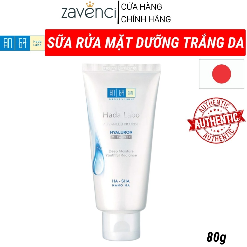 Sửa Rửa Mặt SRM12753846 Hada Labo Advanced Nourish Cleanser Dưỡng Da Cấp Ẩm Tối Ưu Mềm Mượt ( 80g )