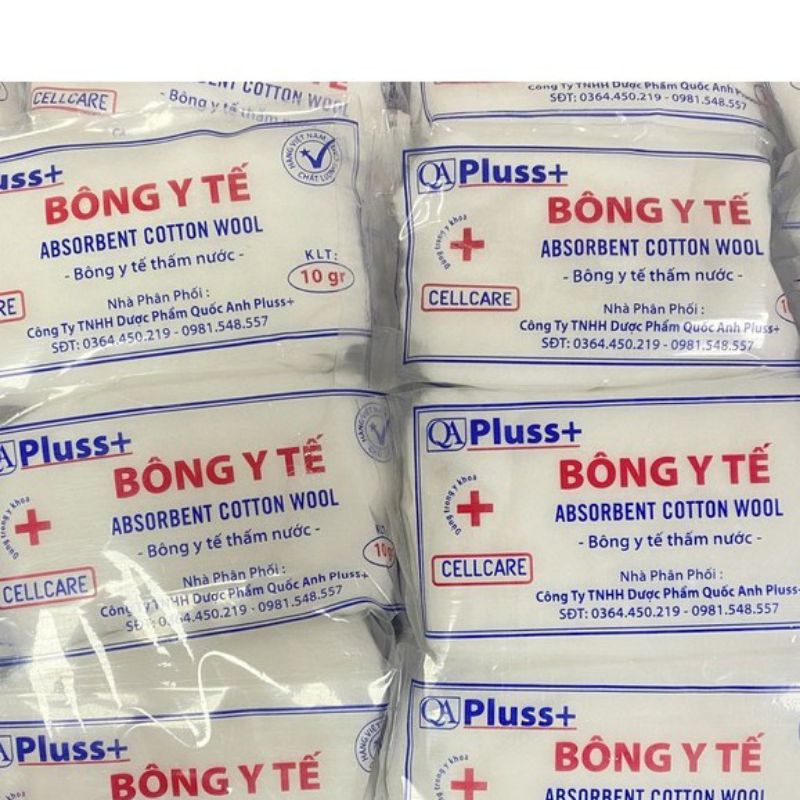 Bông y tế 5g,10g,25g,1kg