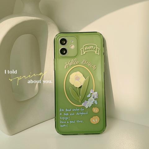 Ốp điện thoại dành cho iphone Xs max/11/ 11 pro/ 11 pro max/ 12 / 12 pro/ 12 pro max/ 13/ 13 pro/ 13 pro max màu xanh lá