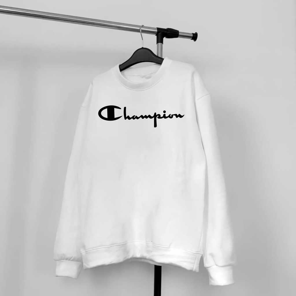 Áo sweater champion chất liệu nỉ bông trung cao cấp