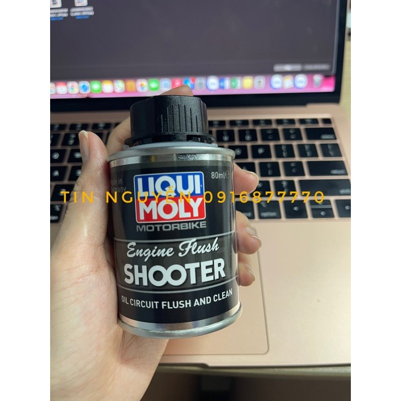 SÚC RỬA ĐỘNG CƠ XE MÁY LIQUI MOLY ENGINE FLUSH SHOOTER 80ML