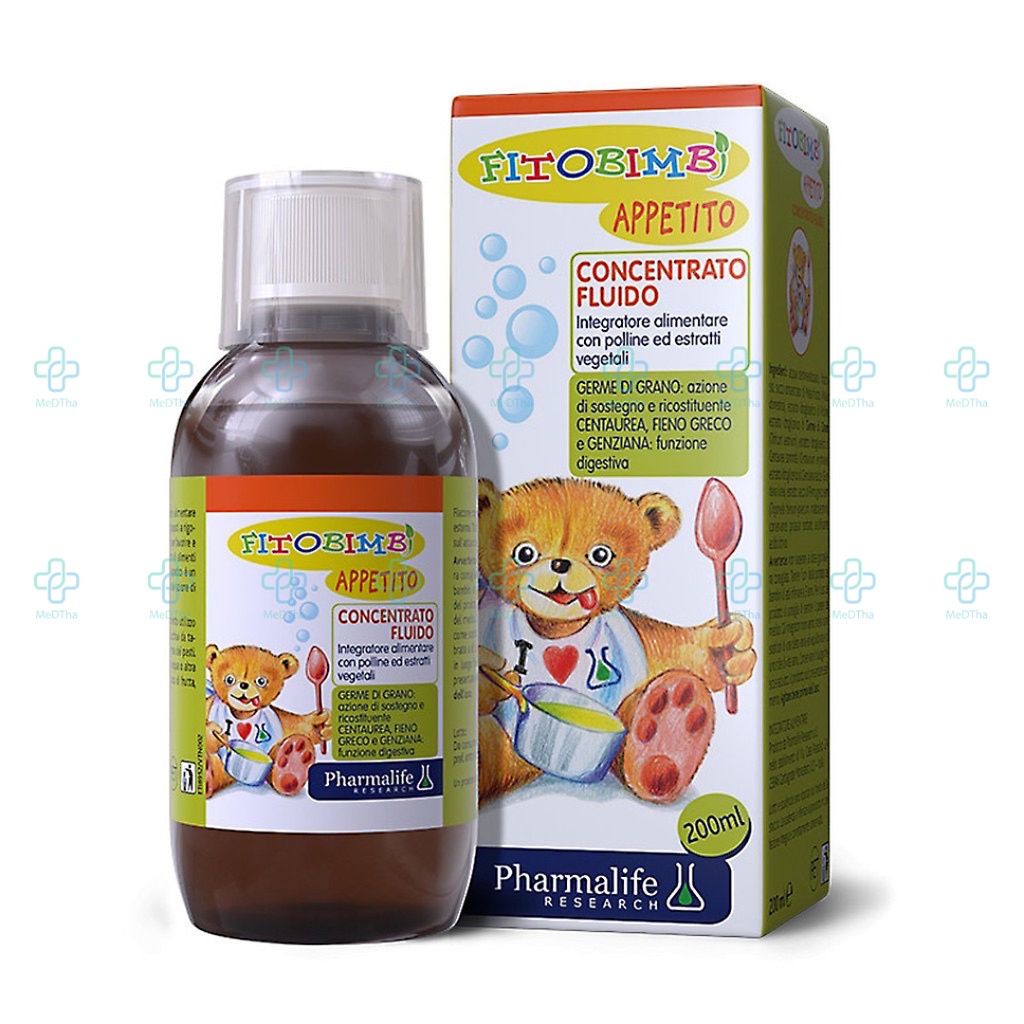 Fitobimbi Appetito - Siro Ăn Ngon Cho Bé, Ăn Ngủ Ngon, Bổ Sung Vitamin, Tăng Sức Đề Kháng (Lọ 200ml) [Chính Hãng]