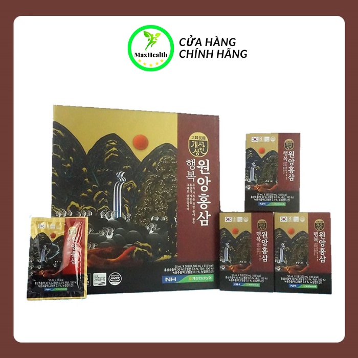 NƯỚC HỒNG SÂM NÚI HOANG CUNG WONANG RED GINSENG HAPPY STICK  – MAXHEALTH