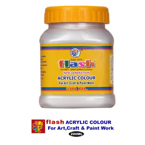 Sơn Acrylic Nhũ Ánh Kim Bạc 103 (200ml)