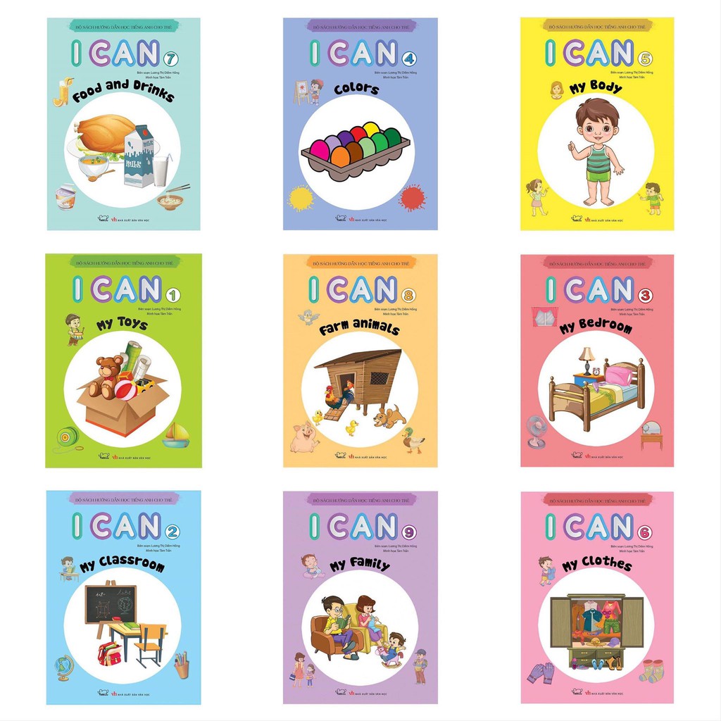 Sách - I Can - Bộ Sách Hướng Dẫn Học Tiếng Anh Cho Trẻ