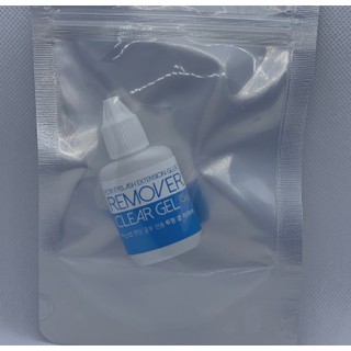 Gel tháo mi xanh remover clear gel