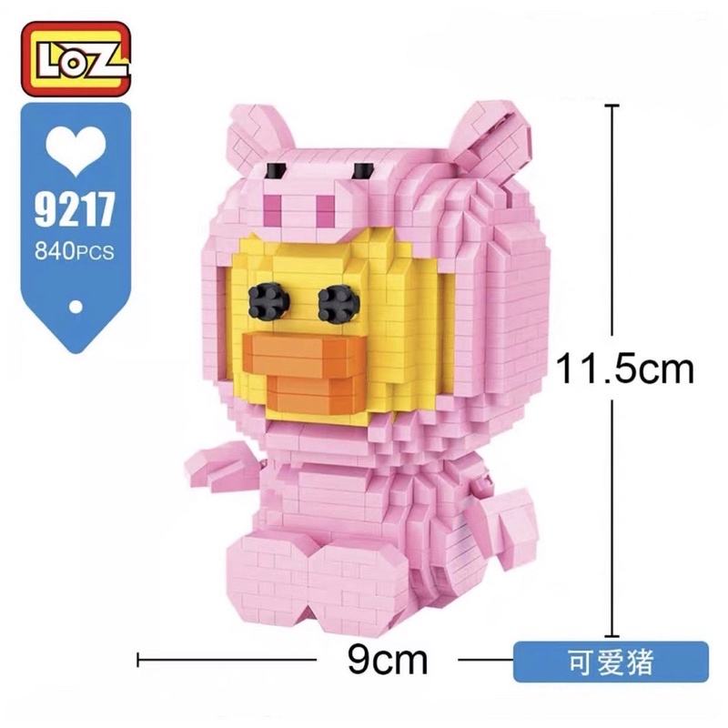 Đồ chơi xếp hình lắp ráp LOZ LOZ MINI Nhân vật hoạt hình  NANOBLOCKS