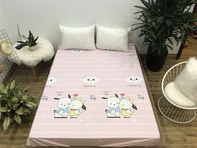  Ga Chống Thấm Cotton Cao Cấp Drap Chống Thấm Nước Xuống Nệm Cho Bé