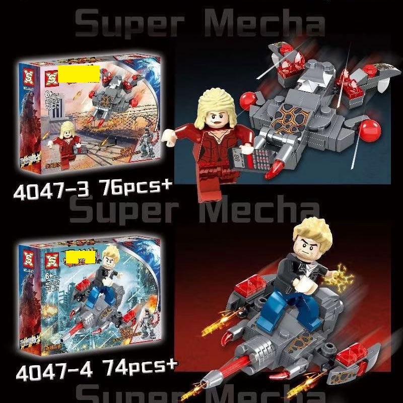 Đồ chơi kiểu lắp ráp nhân vật với 8 mẫu lựa chọn