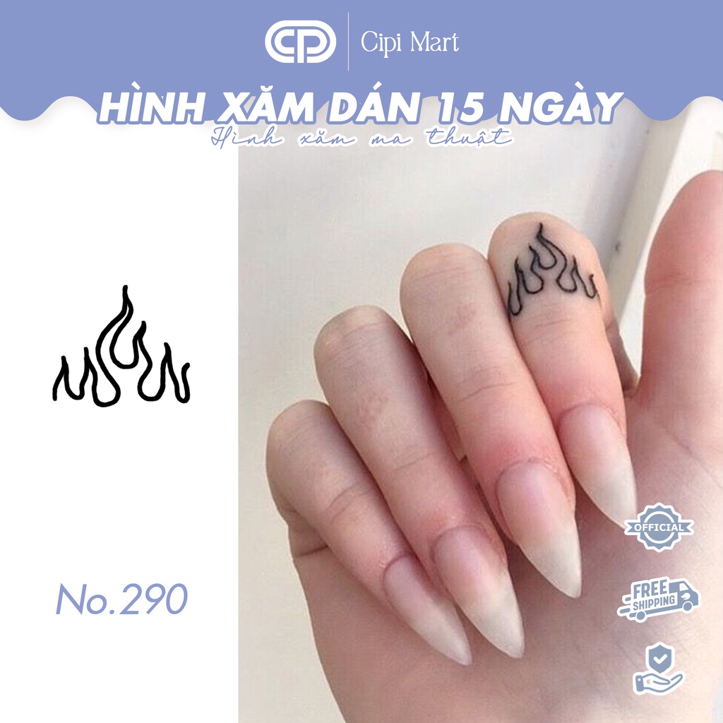 CIPI MART - Hình xăm tạm thời 15 NGÀY - chống nước, cọ xát 290