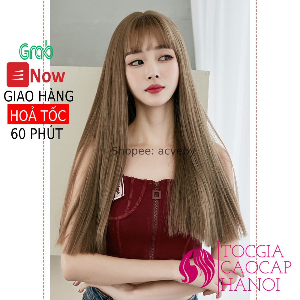 Tóc bộ mái thưa Hàn Quốc, chân tóc cắt bằng + Quà tặng