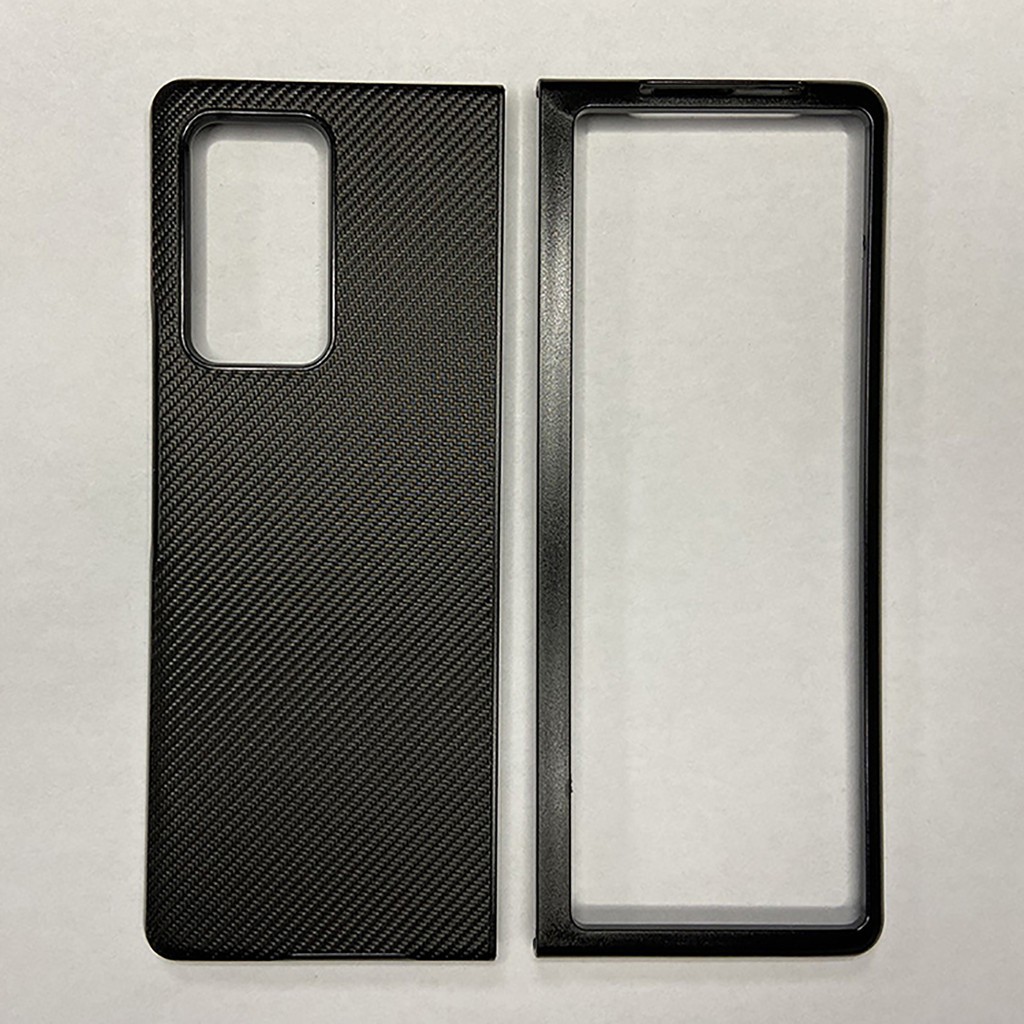 Ốp điện thoại da sợi carbon bảo vệ chống rơi cho Samsung Galaxy Z Fold 2 5G | BigBuy360 - bigbuy360.vn