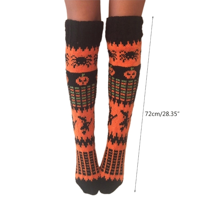 Tất Dệt Kim Dài Qua Gối Giữ Ấm Mùa Đông Thời Trang Cho Nữ