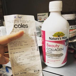 Collagen nước nature’s way Úc 500ml