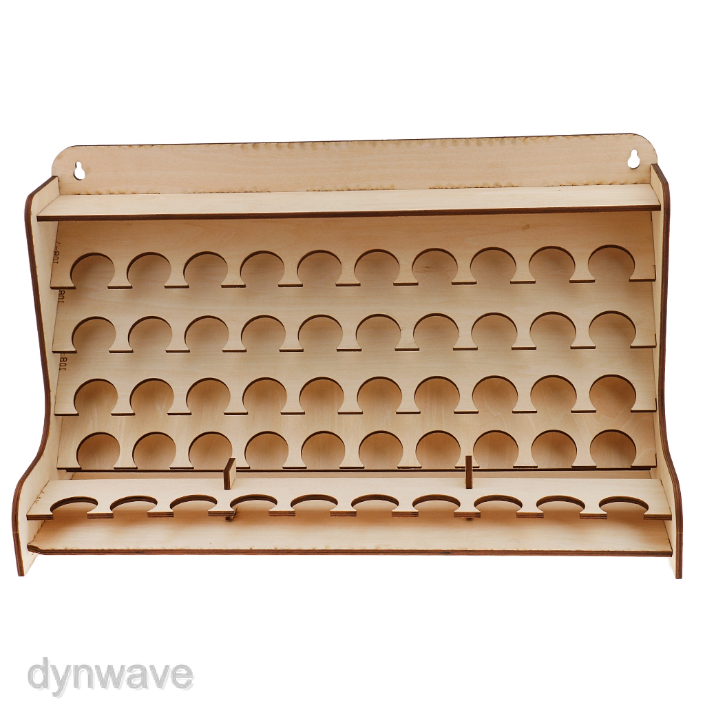 Giá Đỡ Lọ Màu Sơn Bằng Gỗ Tiện Dụng