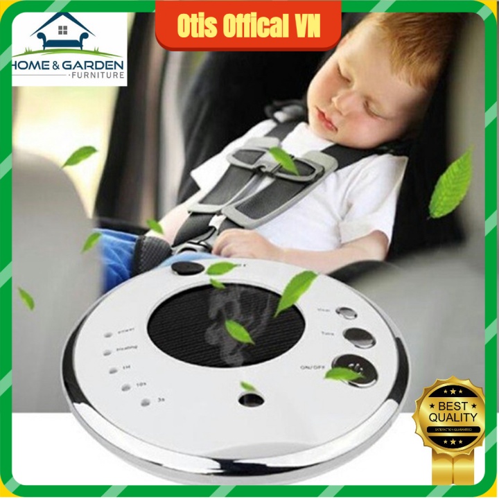 💢 Máy lọc không khí khuyếch tán tinh dầu năng lượng mặt trời chuyên dụng trên otô UFO (màu bạc)