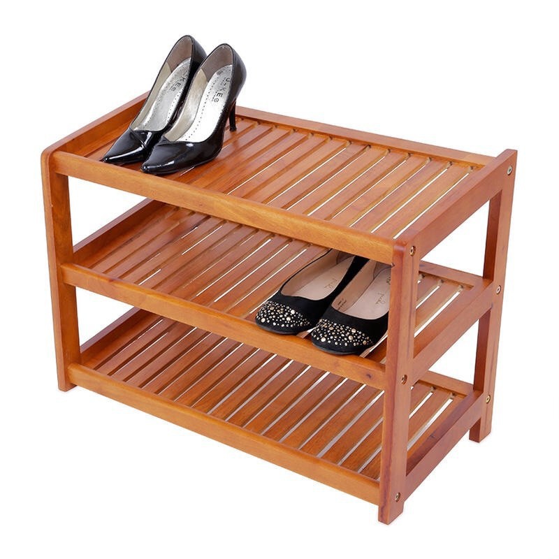 𝐌IỄN PHÍ SHIP Kệ Giày Dép 3 Tầng Rộng 80cm Bằng Gỗ