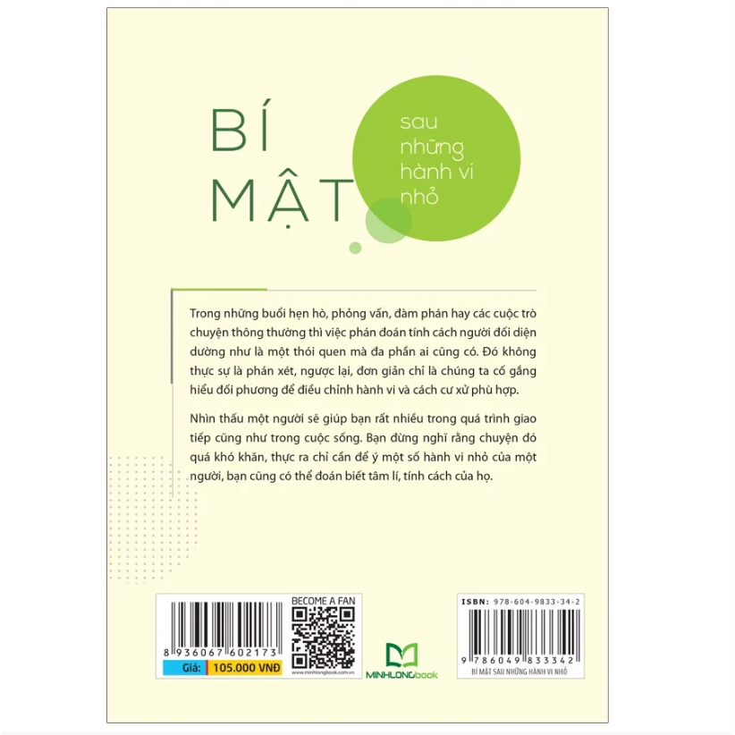 Sách - Bí Mật Sau Những Hành Vi Nhỏ