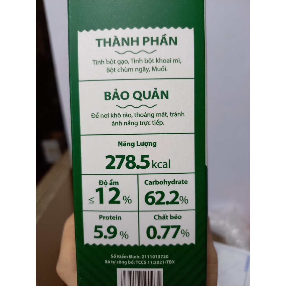 [Mới] Nui chùm ngây cao cấp Fuma hộp giấy 500gr