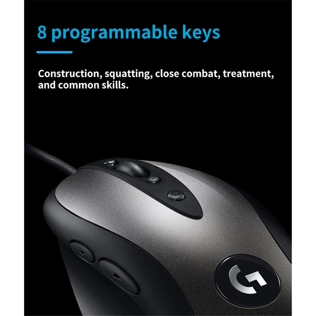 Logitech MX518 mouse game uses 16000 DPI hero mouse cable legend reborn as a fever class MouseGamer