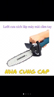 Xích lắp lam cưa chế máy mài