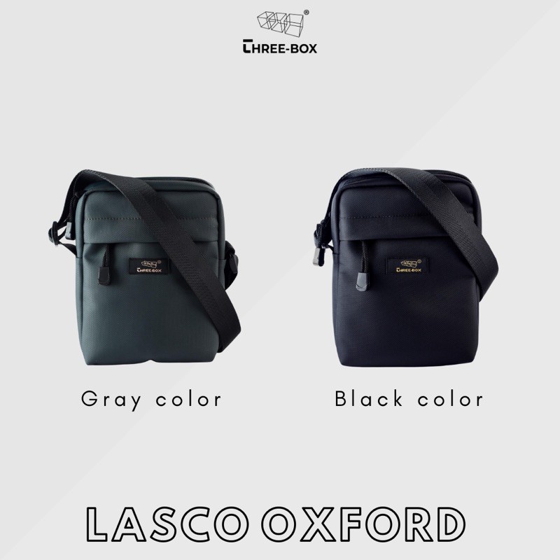 Túi đeo chéo Oxford Lasco nam nữ chống nước thương hiệu Three-Box | BigBuy360 - bigbuy360.vn