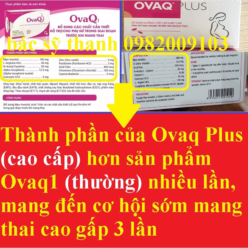 (Che_tên_khi_giao) OvaQ1 [Ovaq 1] -tăng chất lượng khỏe trứng,giải pháp giảm vô sinh ở nữ giới,giúp mang thai tự nhiên