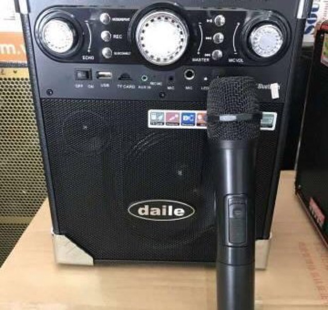 LOA KARAOKE bluetooth CỰC HAY DaiLe S8 tặng 1 mic (kèm clip test loa)