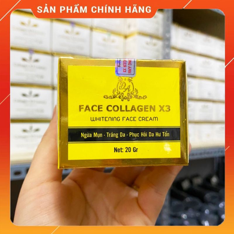 [Chính hãng] Combo kem face Collagen X3 chống nắng nọc ong Collagen X3 công ty mỹ phẩm Đông Anh