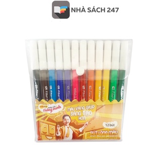 Bút lông màu Thiên Long – Colokit FP-01 Hoàn toàn không độc hại, an toàn cho bé. Đạt chuẩn Châu Âu
