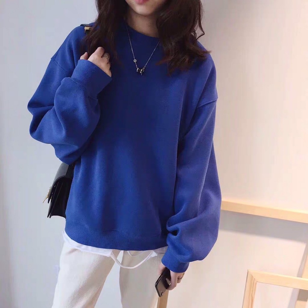 Áo sweater xanh dương chất đẹp