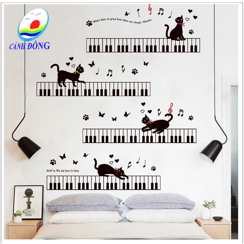 Giấy Dán Tường Âm Nhạc Đàn Piano - Những Cung Bậc Cảm Xúc Đầy Thăng Hoa