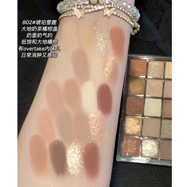 Bảng Phấn Mắt 20 Ô HOLD LIVE Hoa Anh Đào Flowers Sakura HL548 - HOLDLIVE