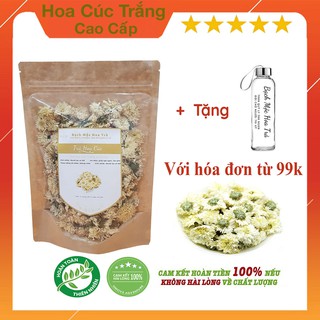 Trà Hoa Cúc Trắng Sấy Khô Cao Cấp, Bạch Cúc gói 100g
