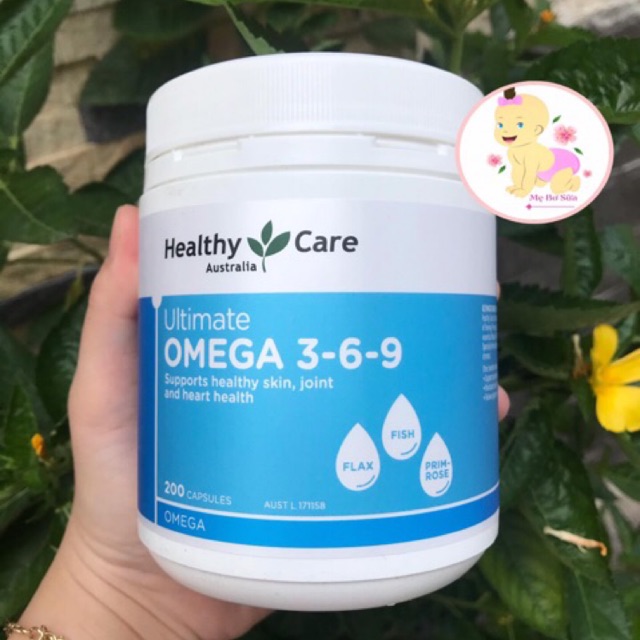 Viên Omega 369 Healthy Care Úc 200 viên